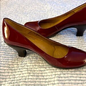 Softspots Red Patent Leather Heels